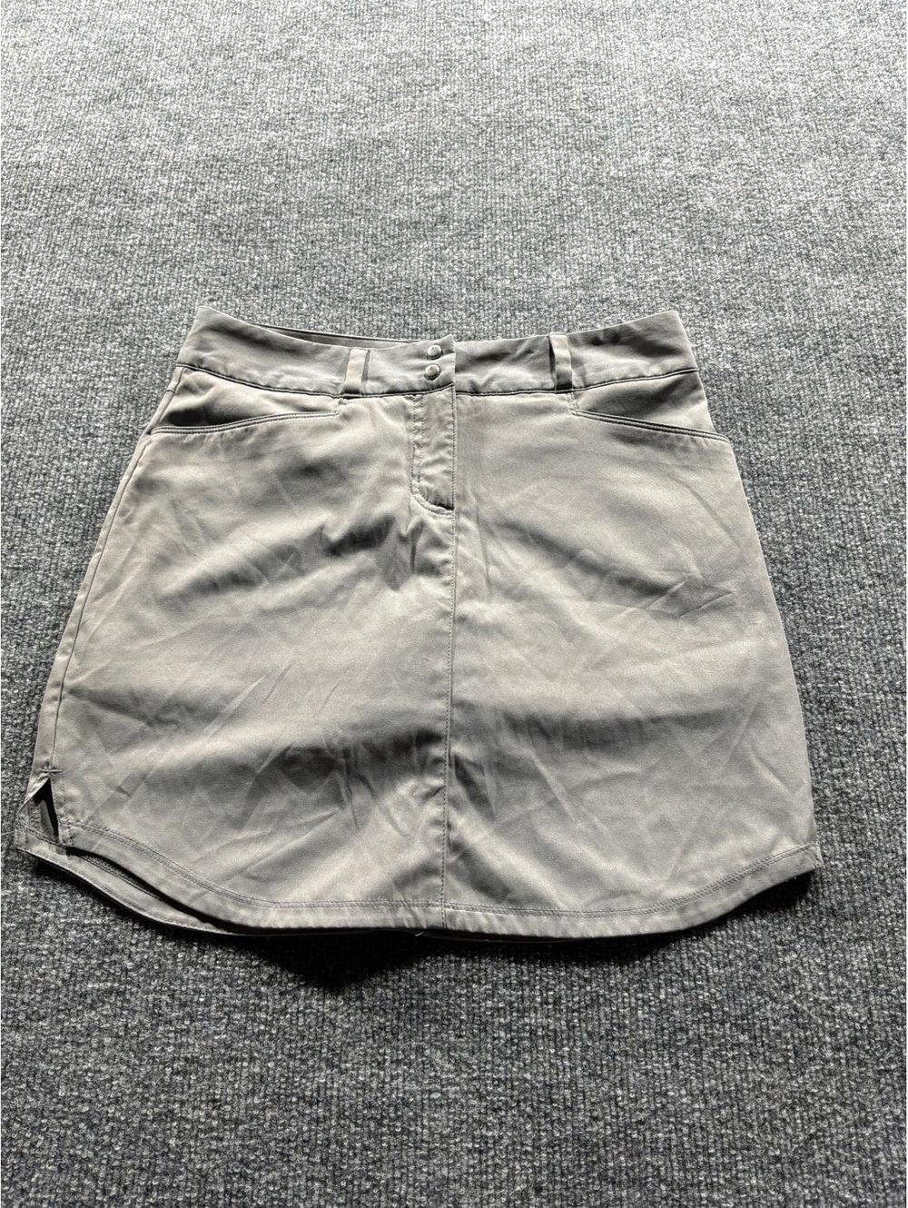 Adidas Gray Skort with Built-in Shorts, Size M